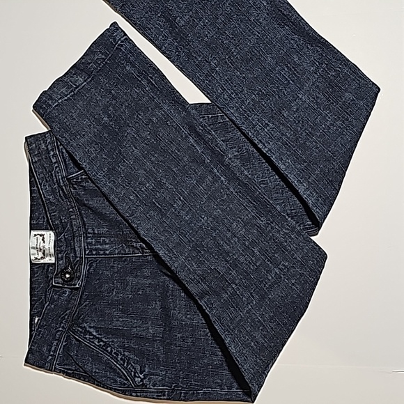 Levi Strauss Signature Low Rise Trouser Blue Jeans Denim Pants Straight Leg 8 - Picture 5 of 12